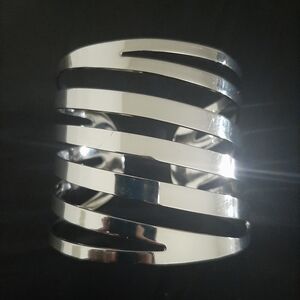 Thierry Mugler Designer Silver Bracelet Cuff